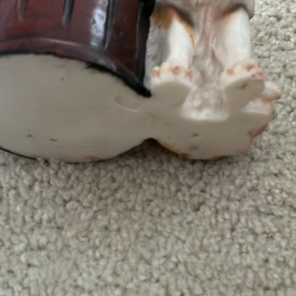 Vintage Collie resin Figurine planter or treat holder. - Picture 7 of 12